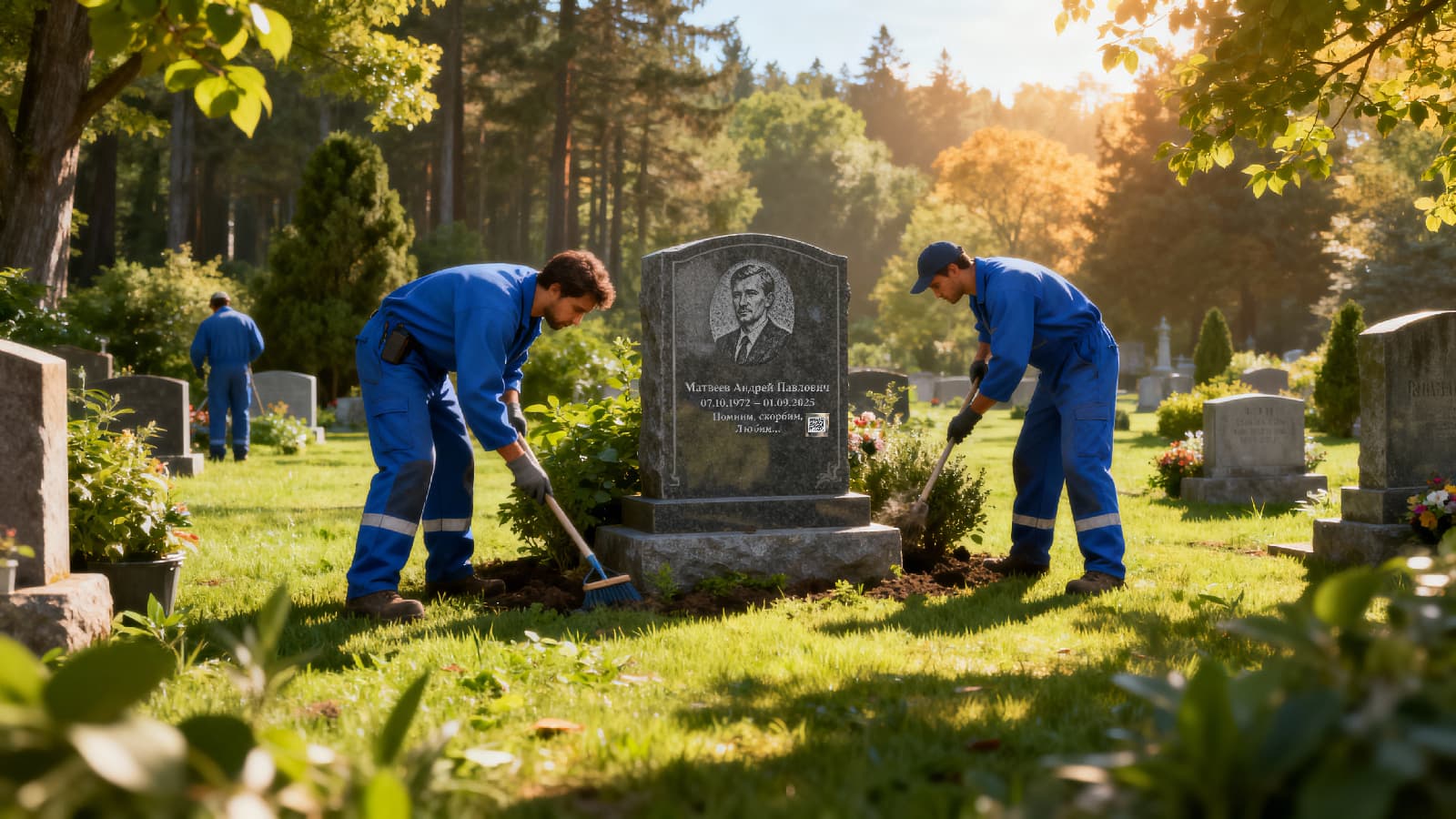 Уборка могил